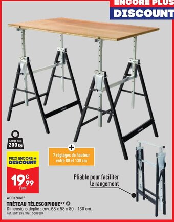 ALDI TRÉTEAU TÉLESCOPIQUE offre