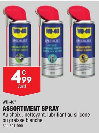 ALDI ASSORTIMENT SPRAY offre