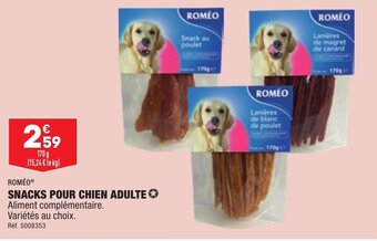 ALDI SNACKS POUR CHIEN ADULTE offre