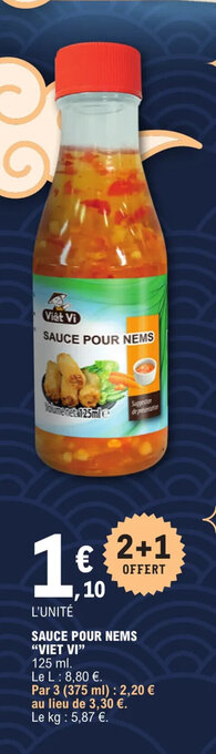 E.Leclerc SAUCE POUR NEMS "VIET VI" offre