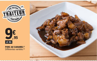 PORC AU CARAMEL (¹)