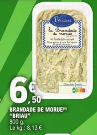 E.Leclerc BRANDADE DE MORUE) "BRIAU" offre