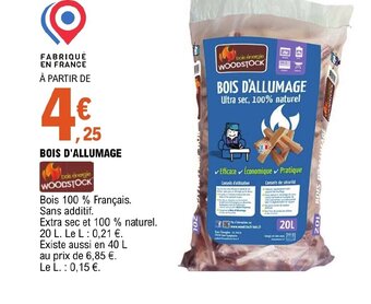 E.Leclerc BOIS D'ALLUMAGE offre