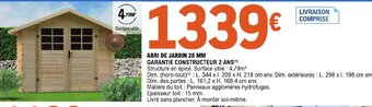 E.Leclerc ABRI DE JARDIN 28 MM offre