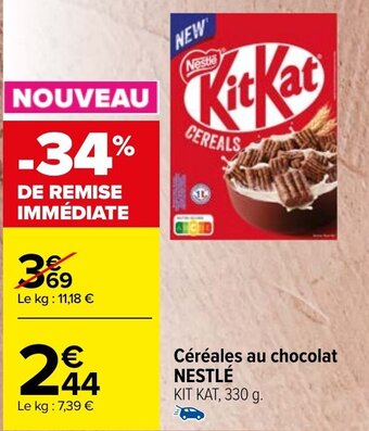 Carrefour Market Céréales au chocolat NESTLÉ offre