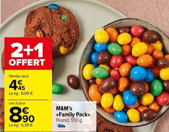 Carrefour Market M&M's <<Family Pack>> offre