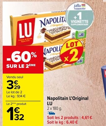 Carrefour Market Napolitain L'Original LU offre
