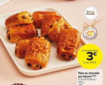 Carrefour Market Pain au chocolat pur beurre offre