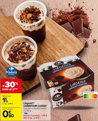 Carrefour Market Liègeois (m) CARREFOUR CLASSIC' offre