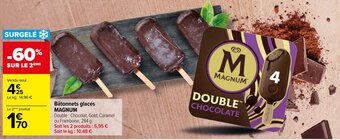 Carrefour Market Bâtonnets glacés MAGNUM offre