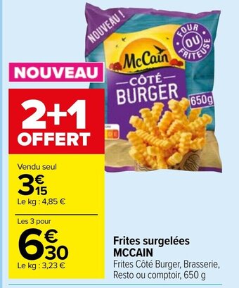 Carrefour Market Frites surgelées MCCAIN offre