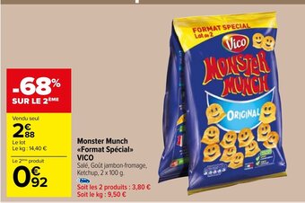 Carrefour Market Monster Munch <<Format Spécial>> VICO offre