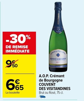 Carrefour Market A.O.P. Crémant de Bourgogne COUVENT DES VISITANDINES offre