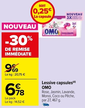 Lessive capsules(d) OMO