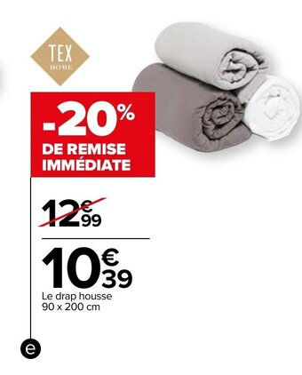 Carrefour Market Linge de lit jersey offre