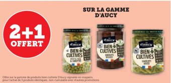Hyper U SUR LA GAMME D'AUCY offre