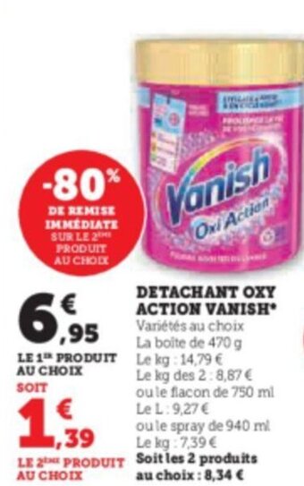 Hyper U DETACHANT OXY ACTION VANISH offre