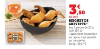 BEIGNET DE CREVETTE