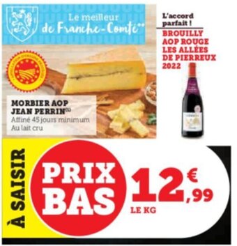 Hyper U MORBIER AOP JEAN PERRIN minimum offre