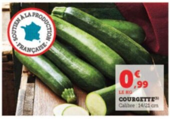 Hyper U COURGETTE offre