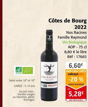 Côtes de bourg 2022