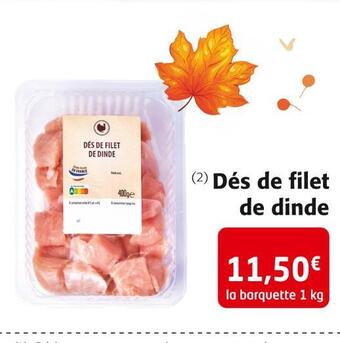 Colruyt Dés de filet de dinde offre