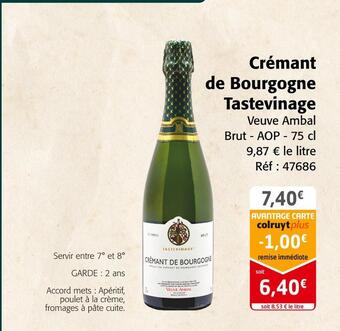 Tastevinage crémant de bourgogne