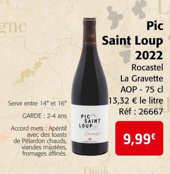 La gravette / rocastel pic saint loup 2022