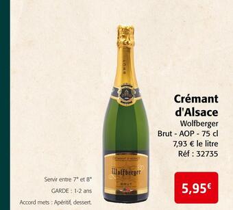 Wolfberger crémant d'alsace