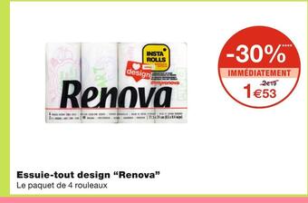 Monoprix Renova essuie-tout design offre