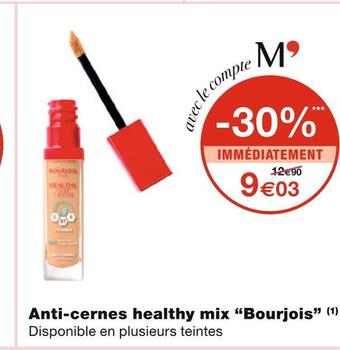 Monoprix Bourjois anti-cernes healthy mix offre