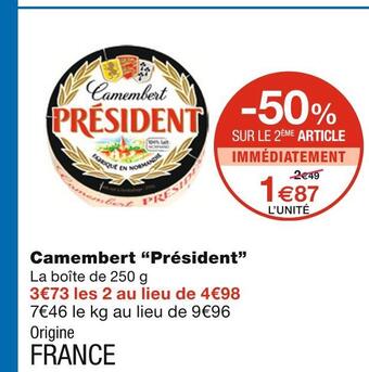 Président camembert