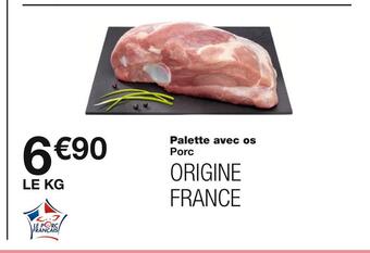 Palette avec os