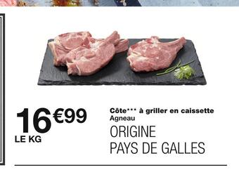 Monoprix Côte à griller en caissette offre