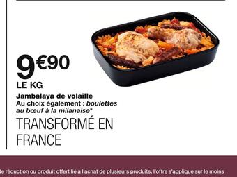 Monoprix Jambalaya de volaille offre
