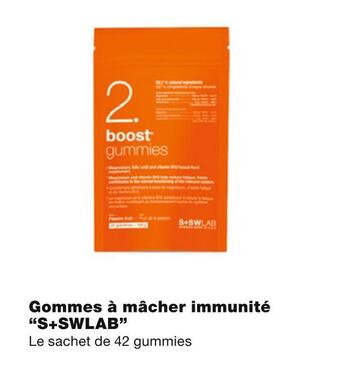Monoprix S+swlab gommes à mâcher immunité offre
