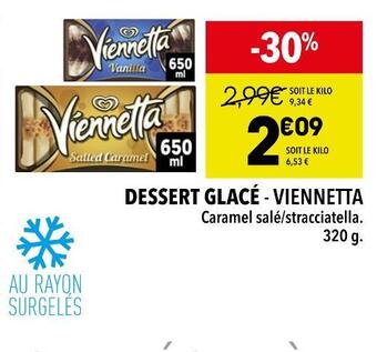 Supeco Miko dessert glacé viennetta offre
