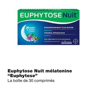 Euphytose euphytose nuit mélatonine