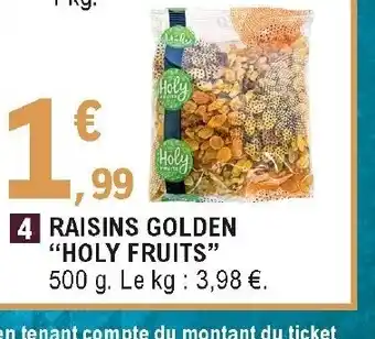 E.Leclerc Raisins golden offre