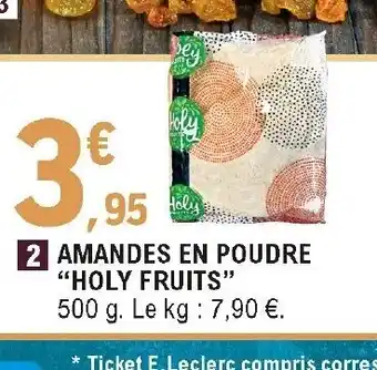 E.Leclerc Amandes en poudre offre