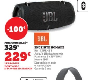 Super U ENCEINTE NOMADE offre