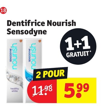 Dentifrice Nourish Sensodyne