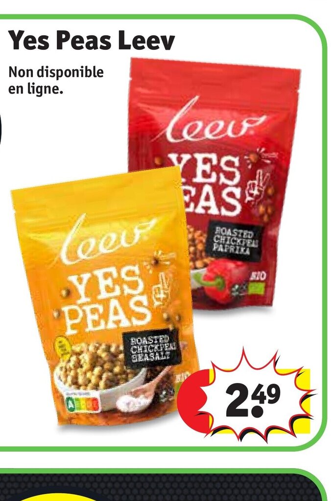 Promo Yes Peas Leev chez Kruidvat