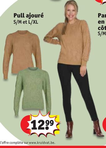 Kruidvat Pull ajouré offre