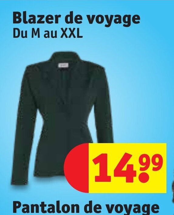 Promo Blazer de voyage chez Kruidvat