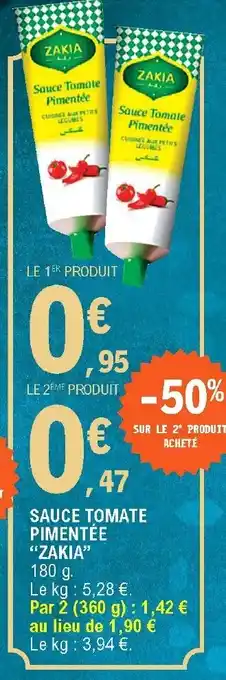 E.Leclerc Sauce Tomate Pimentée offre