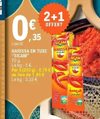 E.Leclerc Harissa en tube offre