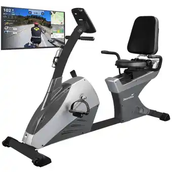 Decathlon Vélo d'appartement semi-allongé centaurus - inertie 13 kg - 12 programmes offre