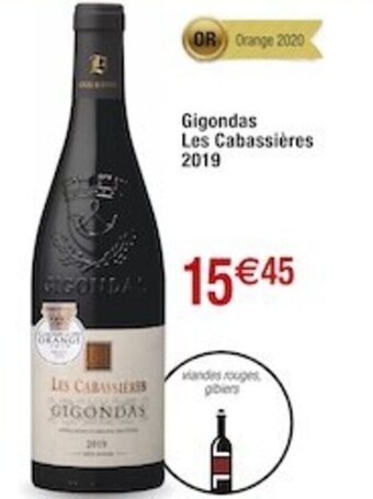Gigondas Les Cabassières 2019
