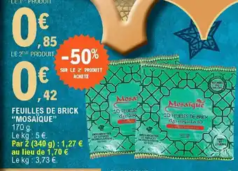 E.Leclerc Feuilles de brick offre